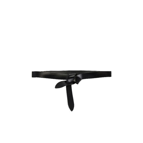 Isabel Marant 'Lecce' Black Cowhide Leather Waist Belt Size M - Picture 1 of 6